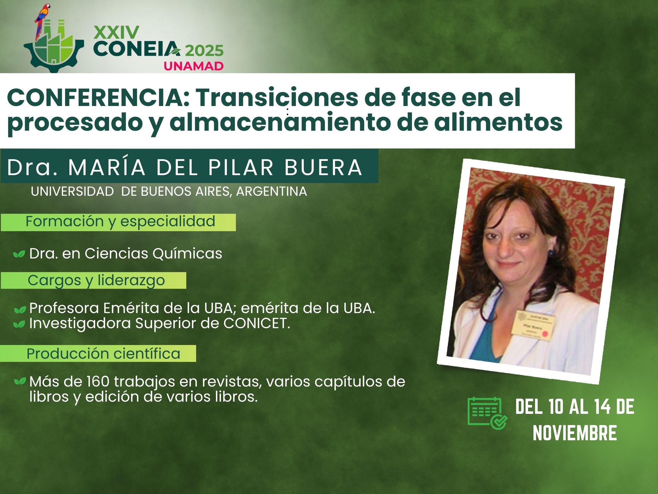 Ponentes CONEIA 2025